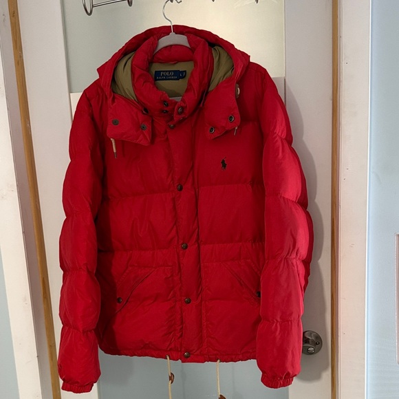 Polo by Ralph Lauren Vibrant Red Puffer Jacket - Picture 3 of 12